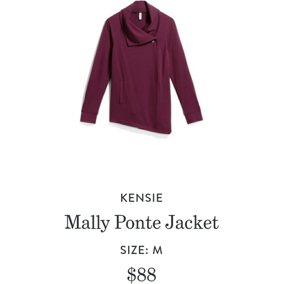 mally ponte jacket